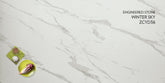 0N SALE!!! 3cm Engineer Stone126"x 63" Countertop - Winter Sky- Self Pick Up Only